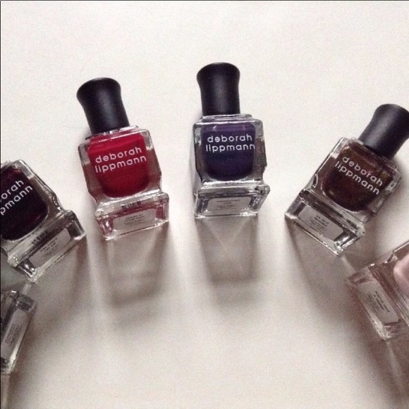 Deborah Lippmann Nail Bottle Set Collection Gift Box Red Nude Metallic Shimmer - Picture 6 of 14